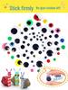 Kids' DIY Colored Eye Stickers for Crafting: Animal-Themed Black and White Eyeballs