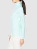 FootJoy Women's Splatter Print Long Sleeve Turtleneck Shirt, Azure Blue, Size S (FJW-F22-S05)