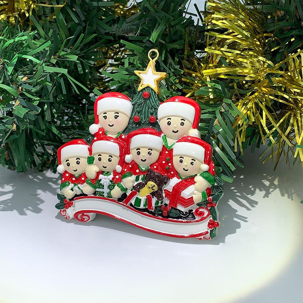 

Очаровательные расписанные вручную полимерные рождественские украшения в виде елок с сердечком и голубями для праздников 6 Doll