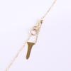HIROTAKA Finished K10YG PU09KDN PUNCTURE/Puncture M Size 0.05ct Diamond Necklace Yellow GoldUsed