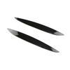 2x Black Headlights Eyebrow Eyelids Cover For VW Golf 4 MK4 1997 1998 1999 -2002