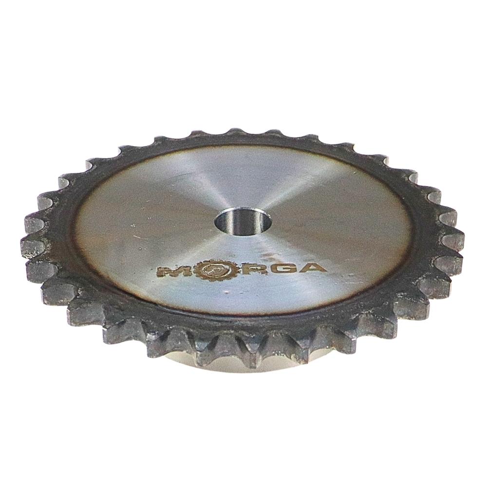 Hardened chain sprocket with flange, hub 10B-1 (R1 5/8) Z-30 outer diameter - 158.8 MORGA