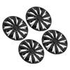 4Pcs Hubcap Wheel Cover Snap On Universal 15in Wheel Rim Cover Exterior Accessories Replacement for