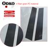 Possbay Car Pillar Posts Door Window Trim Cover Kits  for Jaguar XF X260 XE X760 2015 2016- BC Column Sticker