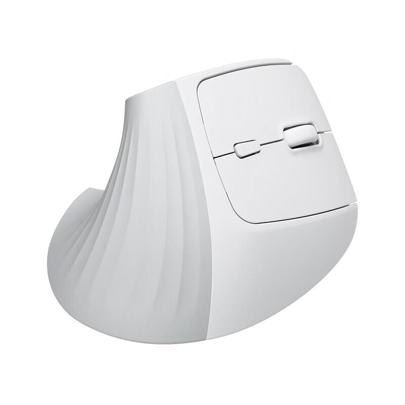 SANWA GMAERGWBT22W Ergonomic Bluetooth Wireless Dual Mode Mouse with Magnetic Wrist Rest