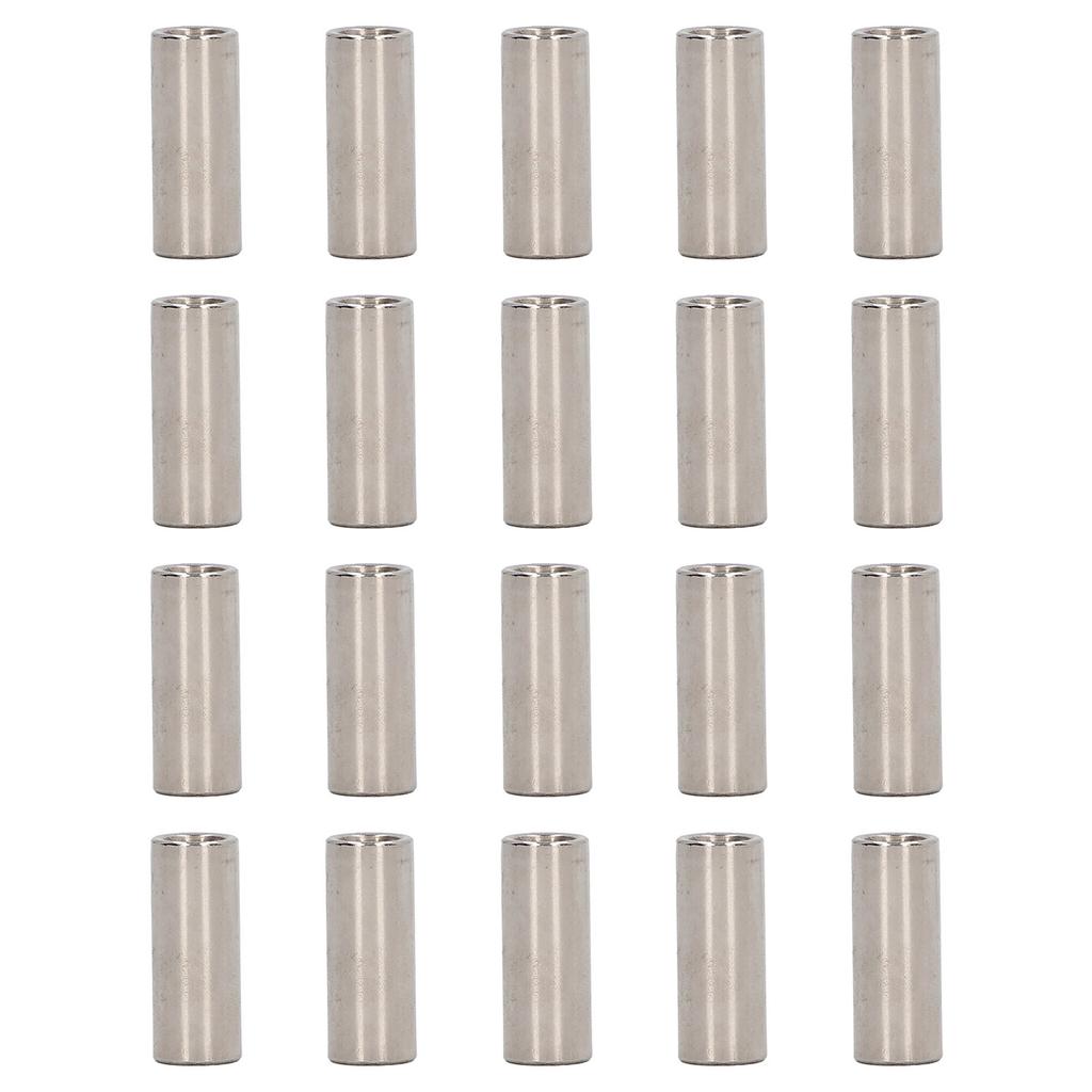 20Pcs Coupling Nut Stainless Steel M5 Round Rod Connector Nut Female Thread for Connection