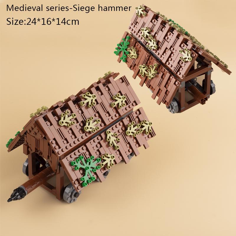 Medieval Military Soldier Figures Cannon Building Block Army Napoleonic War Artillery Vehicle Weapons Animal MOC Bricks Kids Toy