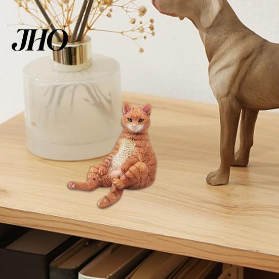 Car Decoration Simulation Cat Figurine PVC Solid Kitten Model Realistic Miniature Animal Figure Cute Desktop Ornament Home Cat-themed Cake Toppers
