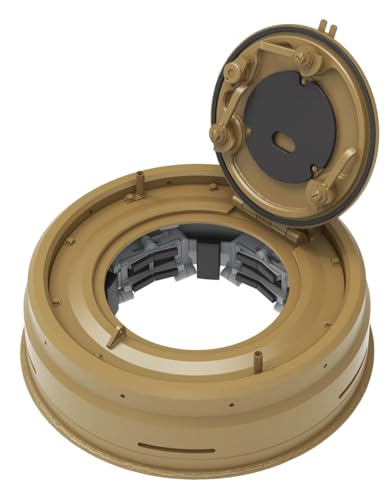 T-Rex Studio 1/35 Немецкий тяжелый танк Tiger I периода Второй мировой войны, Ранняя модель, Набор башни (универсальный) Детали для пластиковой модели TR35162 (танк)