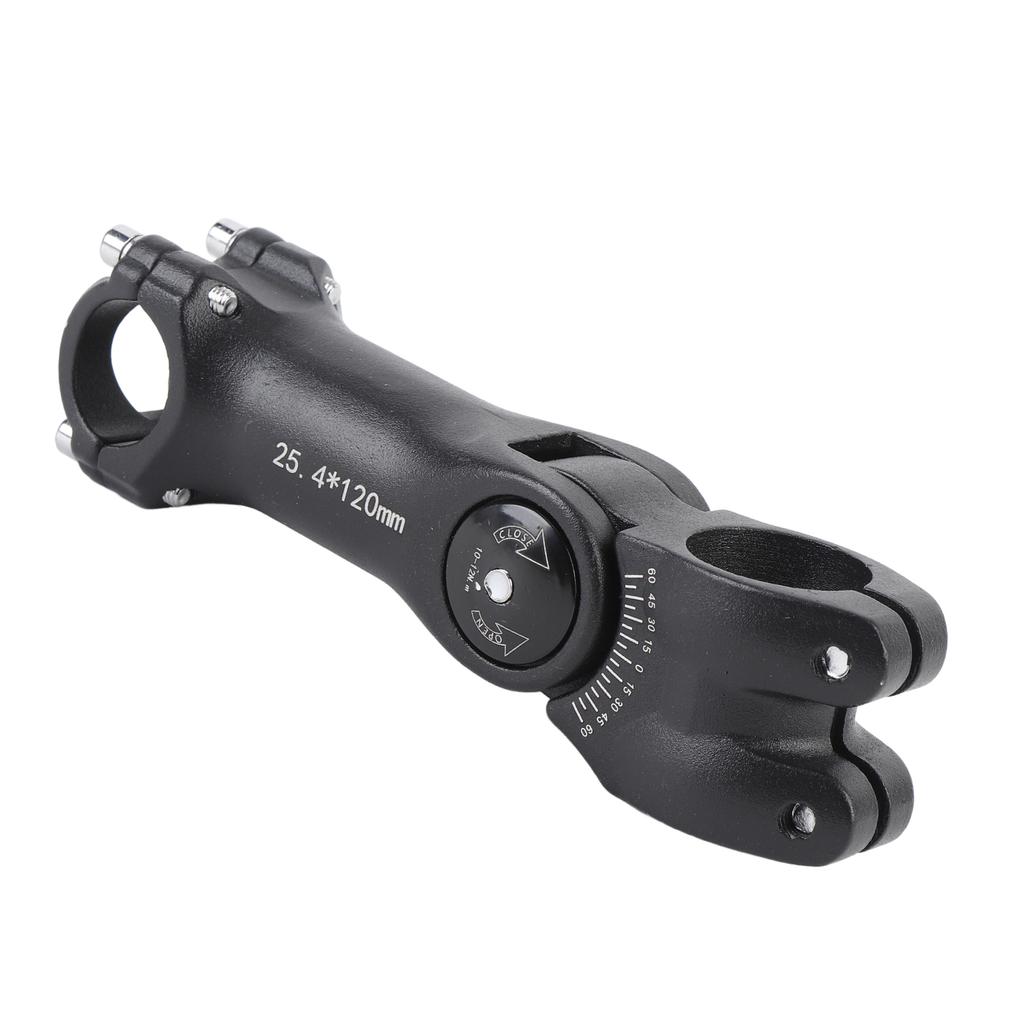 Handlebar Stem 60 Degree Adjustable Aluminum Alloy Stem Riser for Mountain Cycling Modification