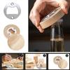 15 Sets Stainless Steel Bottle Opener Inserts Hardware, Metal Insert Parts Kit