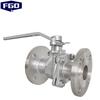 AOY Two-piece 304 Stainless Steel Flange Ball Valve