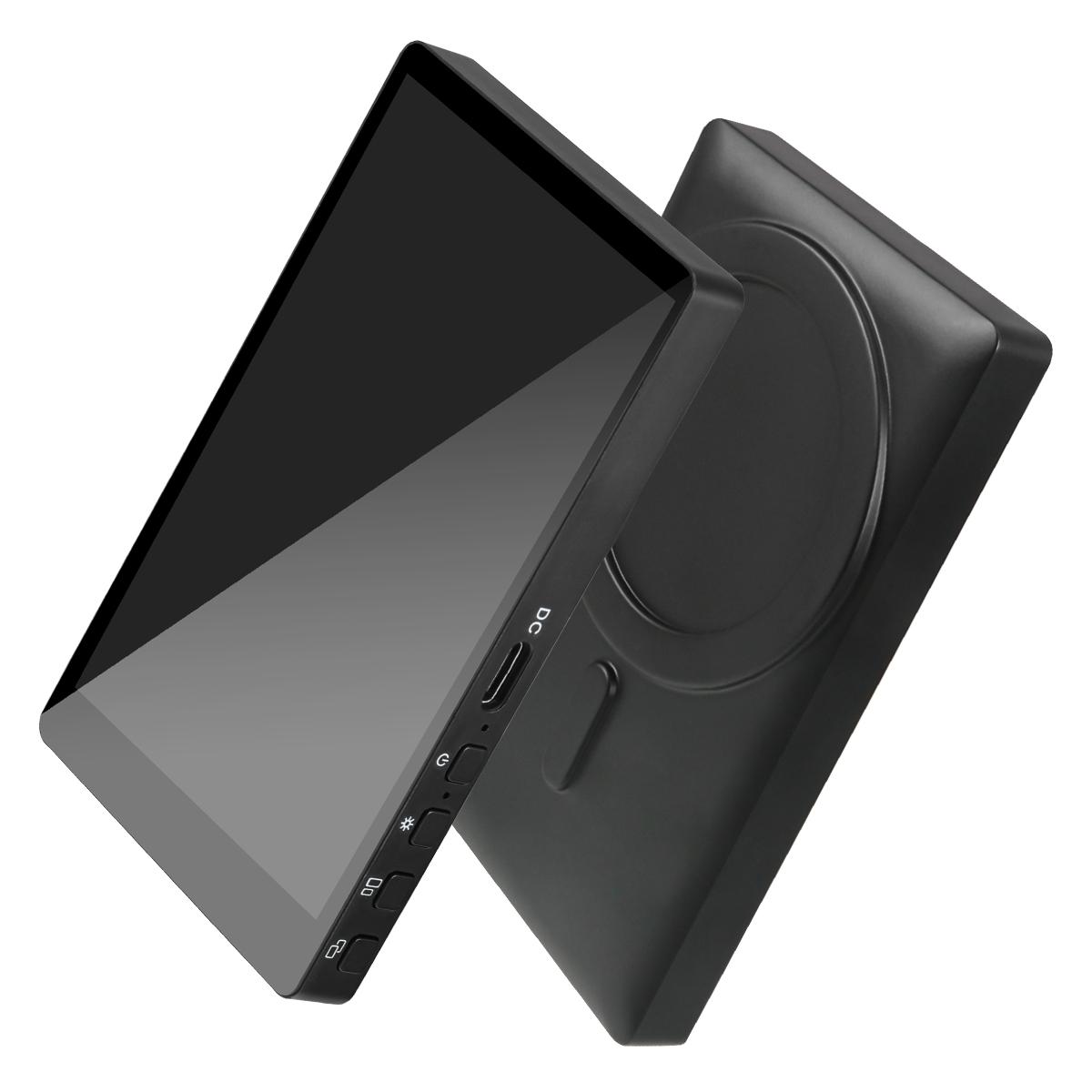 

Smartphone Wireless Magnetic Monitor Screen For Smartphone Vlog Live Stream Video Recording Screen Phone Rear Camera Selfie New чорний