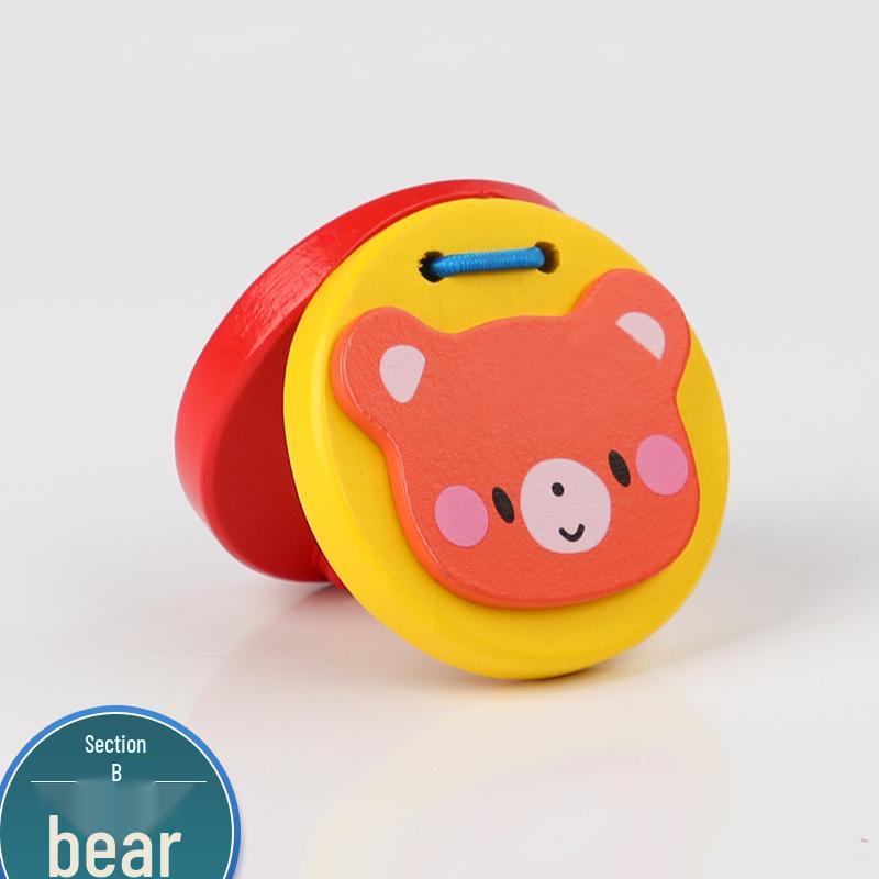 Alligator Clapper Wooden Toy for Infant & Toddler Early Education