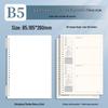 B5 Loose-Leaf Durable Notebook: Thick, Comfortable, Perfect for Students