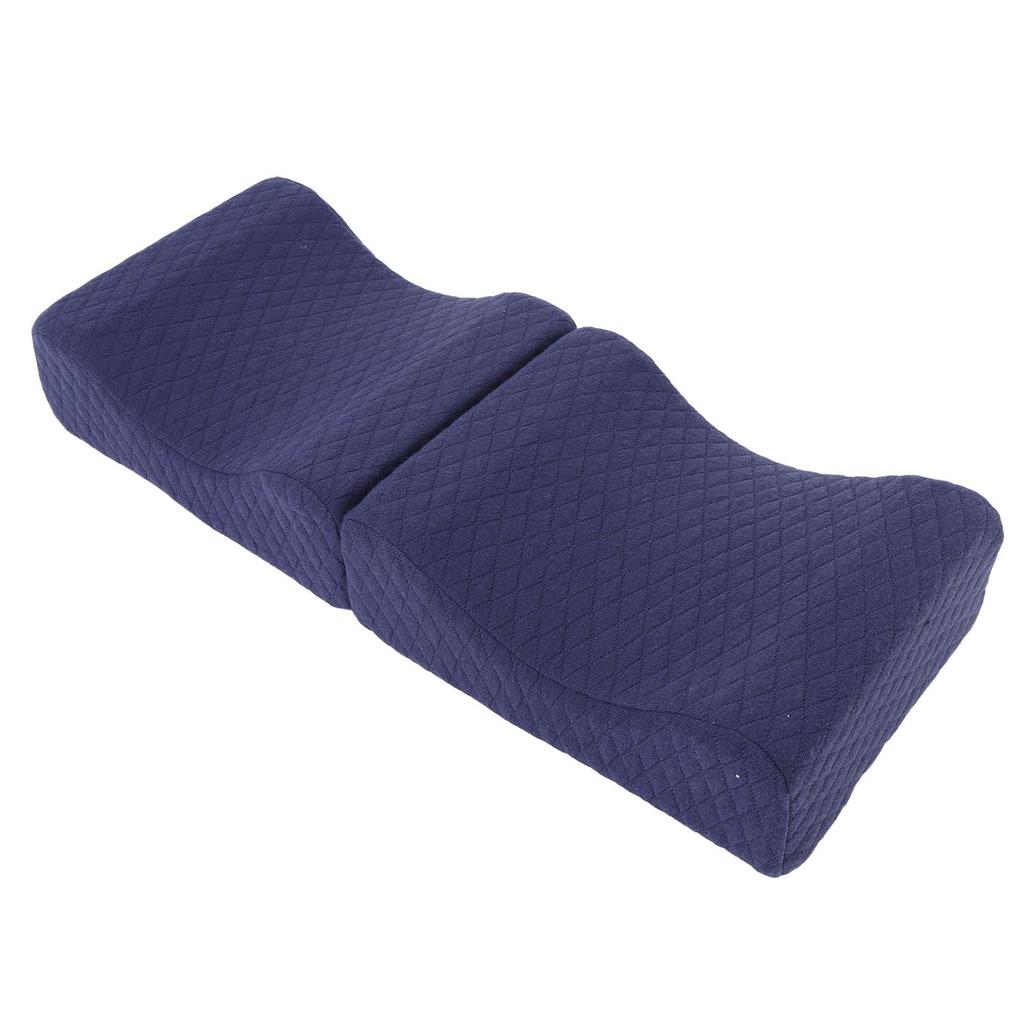 Memory Foam Knee Pillow for Side Sleepers Soft Ergonomic Elevation Cushion Curved Between Leg Pillow