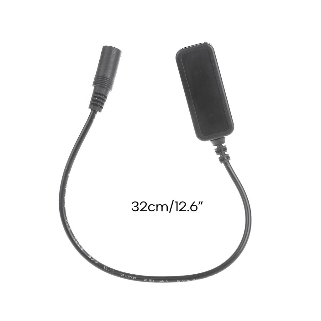 1 buc 5,5 x 2,1 mm la USB tip A adaptor conector mamă cablu de alimentare de 5 V