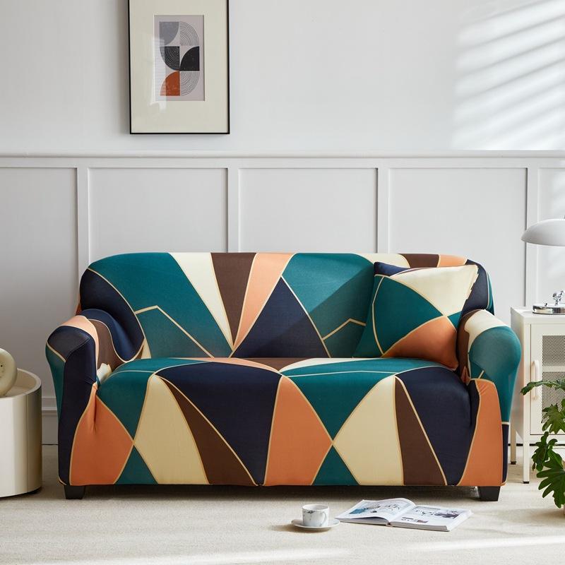 Anti Slip and Dust Proof Fabric Sofa Cover Cloth Ins Wind Elastic Sofa Cover Sofa Towel All Inclusive for All Seasons