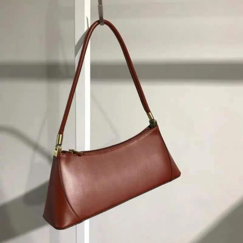 New handheld women's bag retro versatile baguette niche fashion underarm bag 2 packs