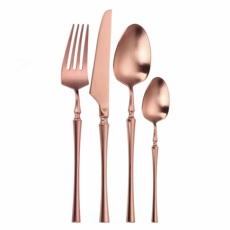 Cutlery Set Matte Gold   Stainless Steel Dinnerwar    Silverware    Forks Spoons Knives