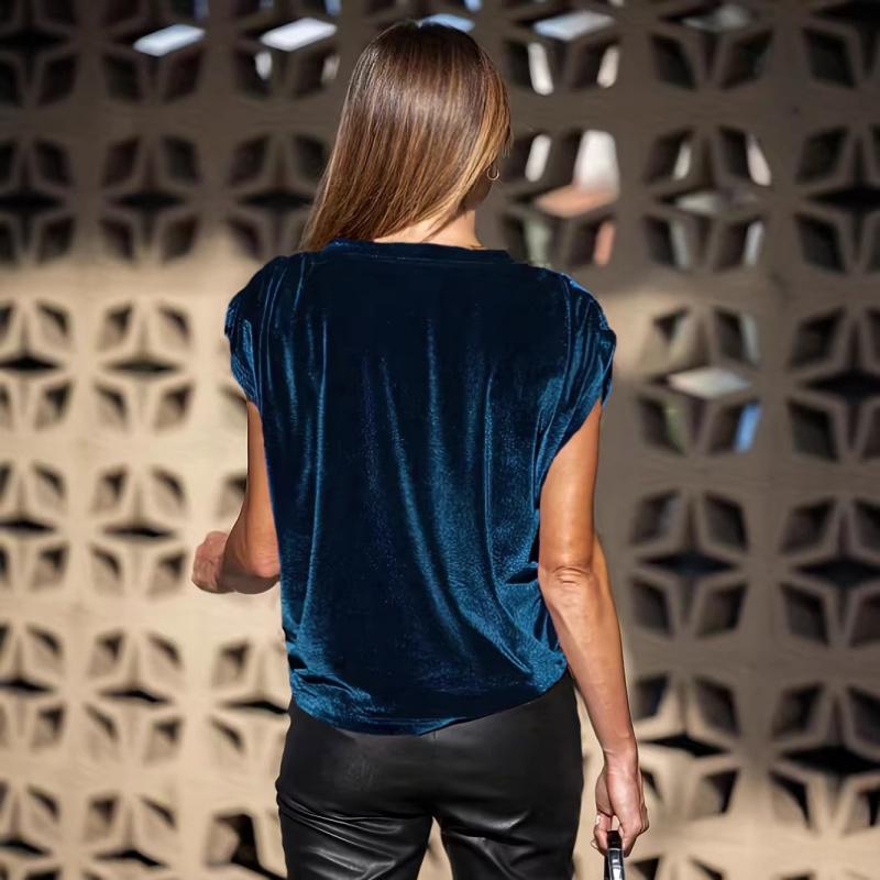 2026 New Spring/Summer Women's Fashion Casual Solid Color T-Shirt Top