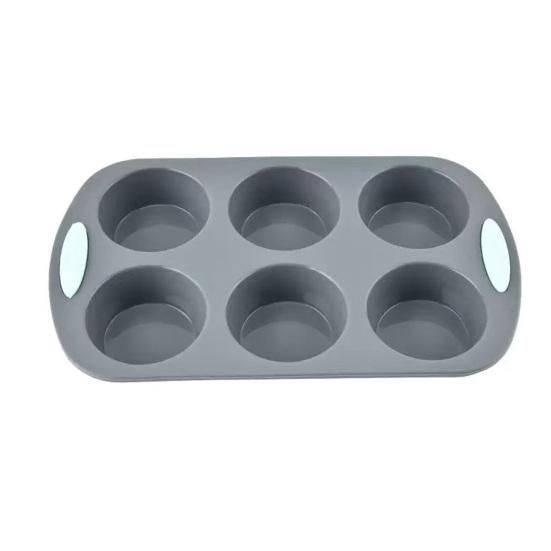 Yousheng Holiday Wreath Silicone Mold Heat-Resistant Baking Pan for Cakes Soap Ice Cubes Food Grade Easy Release Cupcake Maker