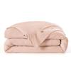 Housse de couette en percale 240 x 260 cm rose blush Perrine