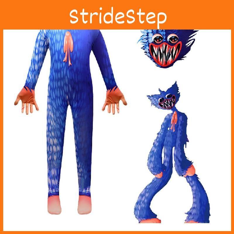 Playtime Jumpsuit Poppy Roleplay Outfit Kids Cosplay Costumes Halloween Party