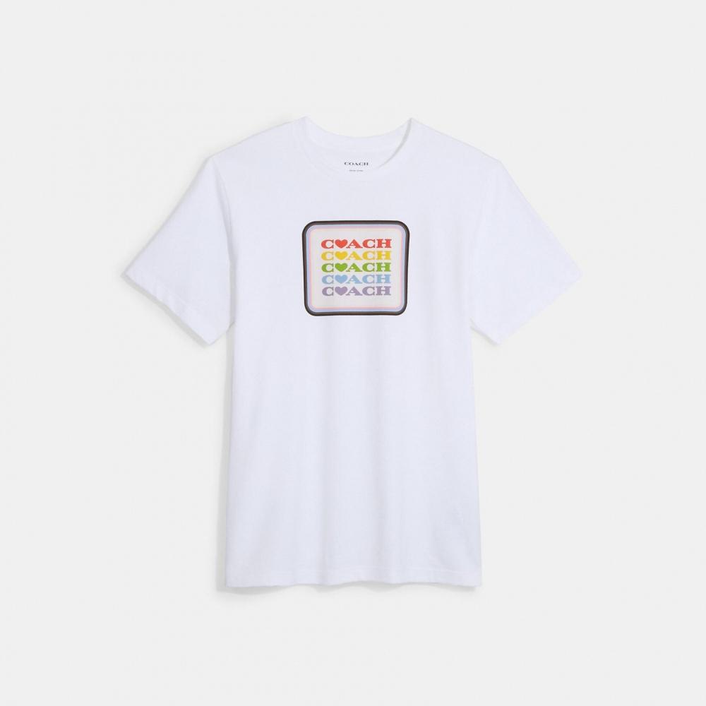 

Футболка с рисунком Coach Rainbow