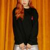 MLB Sweatshirts Unisex Black Crew Neck Moderate Regular 3AMTH0314-50BKS