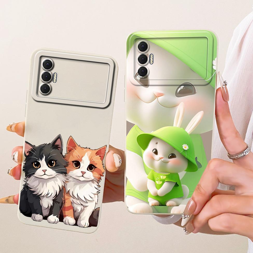 Casing For Tecno Spark 8P Cover Fashion Cartoon Cute Funny Painted Silicone Phone Case KG7H KG7 KG7n