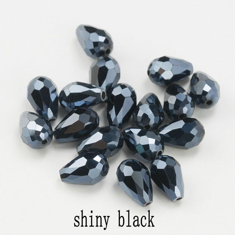 6X8MM Best Sell Crystal Tear Drop Shape Beads Glass Beads
