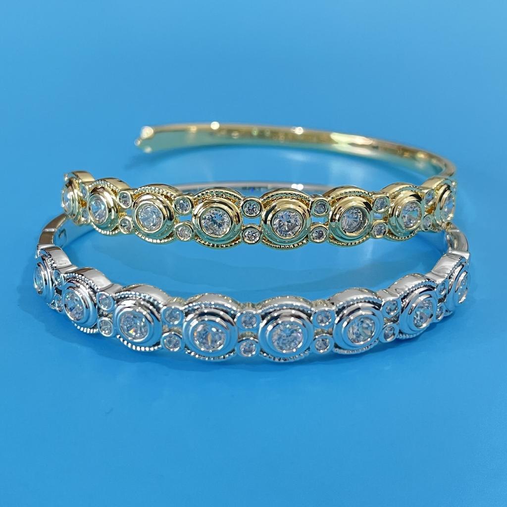 Dzogchen Tianxing Light Luxury High-end Temperament Women's Style Swirl Concentric Circle Bracelet