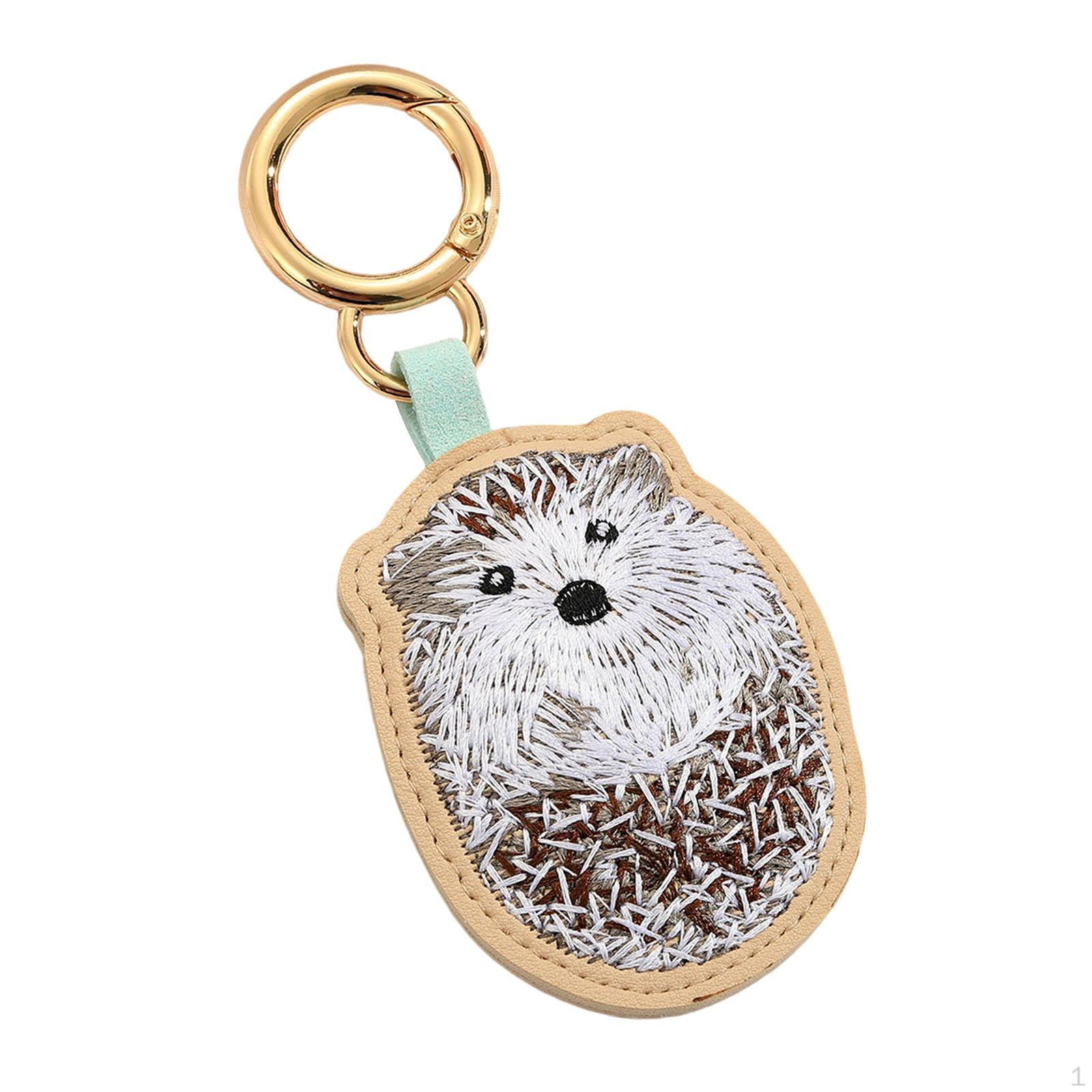 

Adorable And Creative Embroidered Keychain, Ideal Valentine s Day Gift Hedgehog