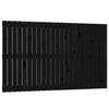 VidaXL Wall-mounted Headboard Black 147x3x90 Cm Solid Pine Wood 824897