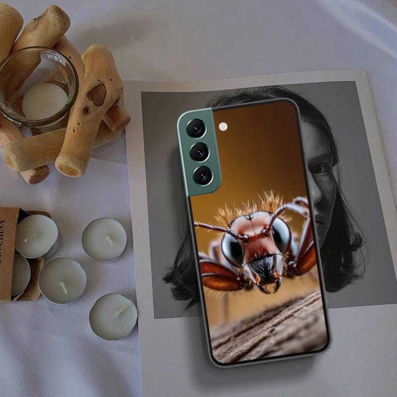 Red Fire Ants, Worker Ants Phone Case For Samsung Galaxy S22 S25 Ultra S21 S10 Plus S26 Edge S20 S23 S24 FE Cover Silicone S