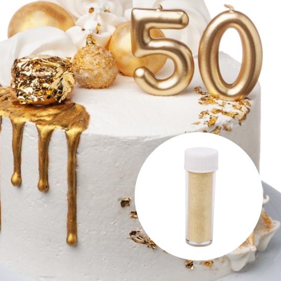 2g Cake Glitter Powder Decorative Attractive Safe Mixed Shiny DIY Baking Powder for Kitchen