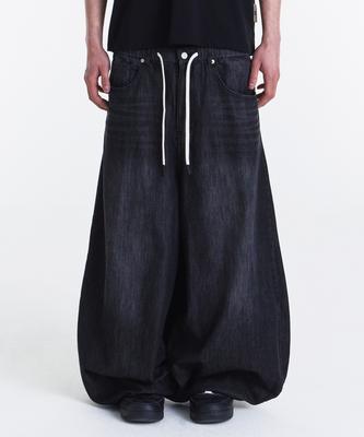Gicheol Summer Vacation Balloon Pants (Washed Gray)