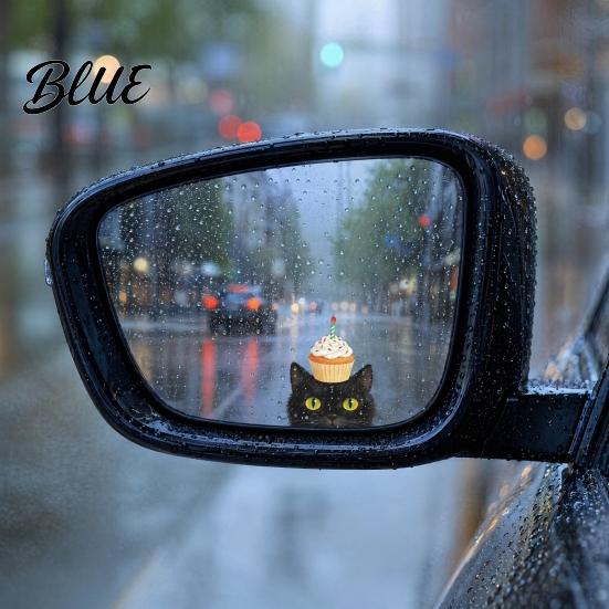 Non-damaging Adhesive Sticker Car Sticker Waterproof Sun-Proof PVC Self-adhesive Traceless Auto Decal Cat Cake Decal Pattern Funny for Fuel