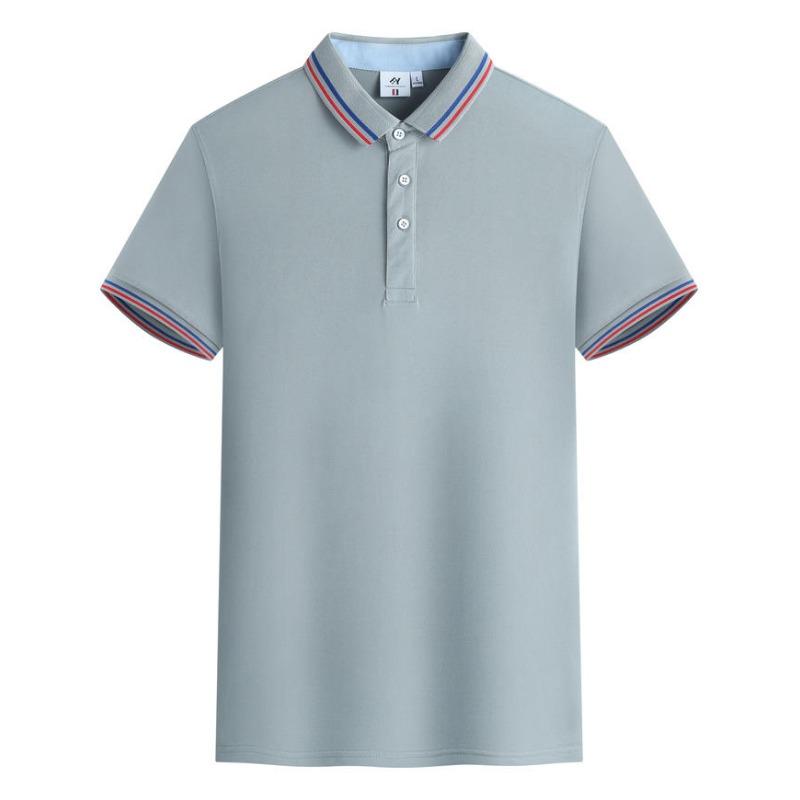 2026 Men's Summer Casual T-shirt Polo Fashion Slim Fit Polo Shirt Men's Cotton Polo Shirt Polo Sports Top