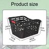 Rear Bike Basket Bicycle 32 Cmx40 Cmx24 cm Trendy Biking Rack Cargo for Riding