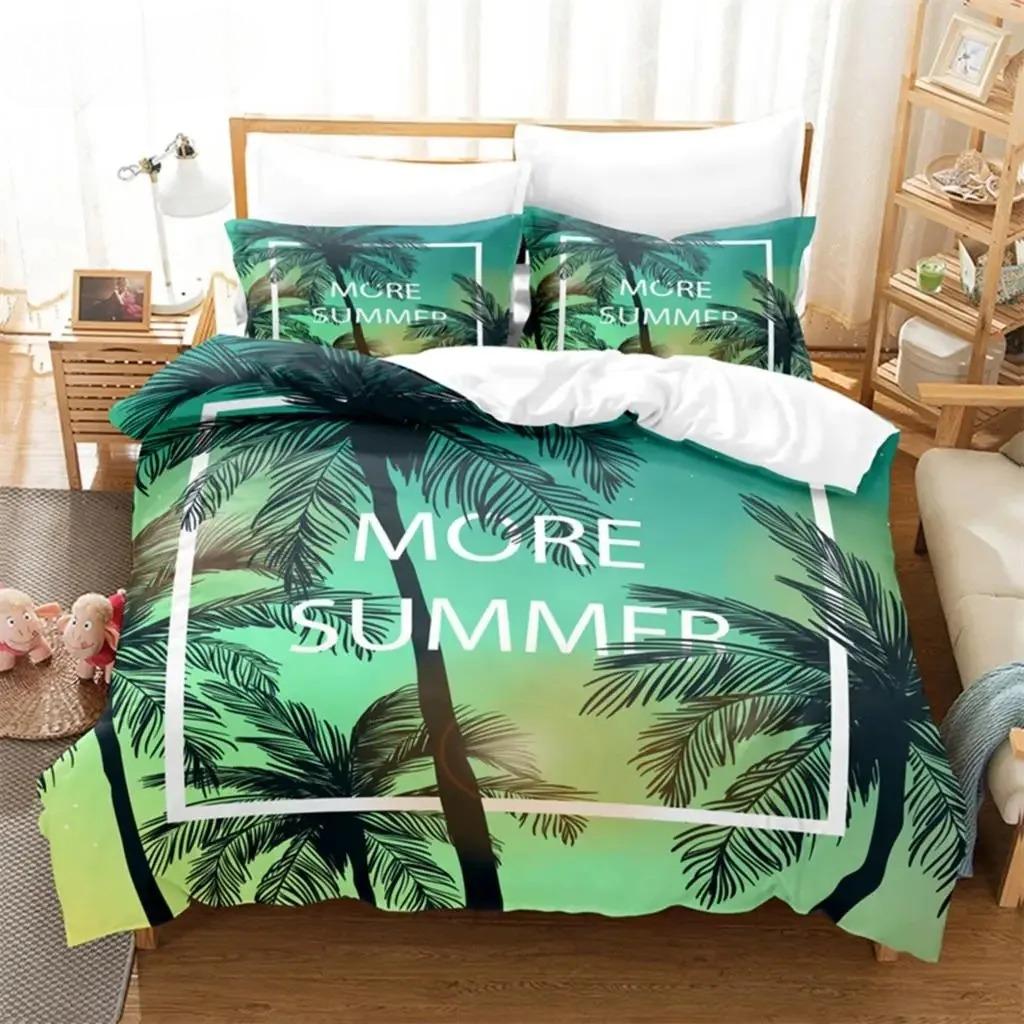 3D Print Seaside Beach Bedding CollectionDuvet Cover Comforter Bed Collection Quilt Cover PillowcaseKing Queen Twin Size Boys Girls Adultse