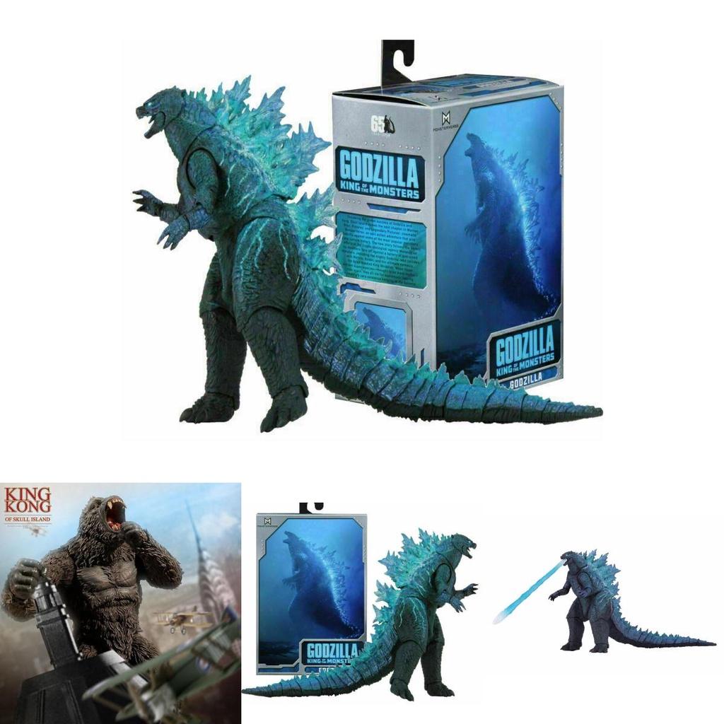 Figura de Ação Godzilla Vs King Kong de 7 polegadas em PVC Para Colecionadores e Fãs Entusiasmados