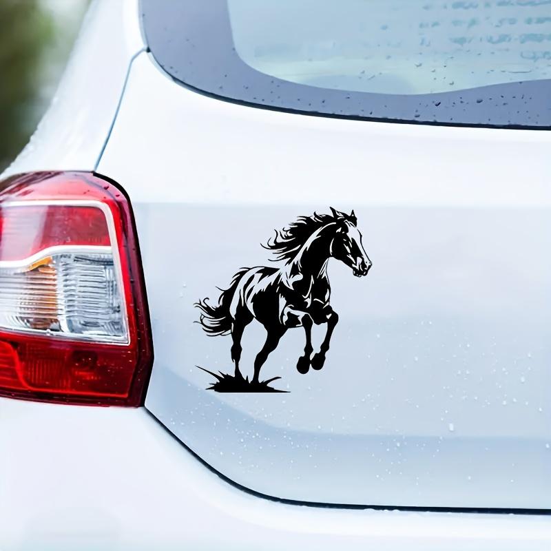 High-Quality Horse Silhouette Vinyl Decal Durable Waterproof Sticker for Laptops Trucks Wall Decor