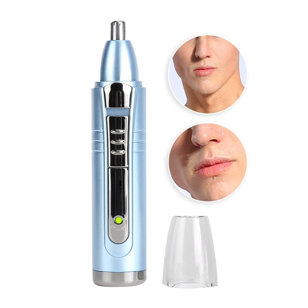 2 in 1 Multi Functional Electric Nose Hair Trimmer Sideburns Cutter Trimming Machine   Blue(Blue )