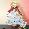 DIY Christmas Tree Decoration Kit for Kids - Handmade Tabletop Ornament Gift for Friends