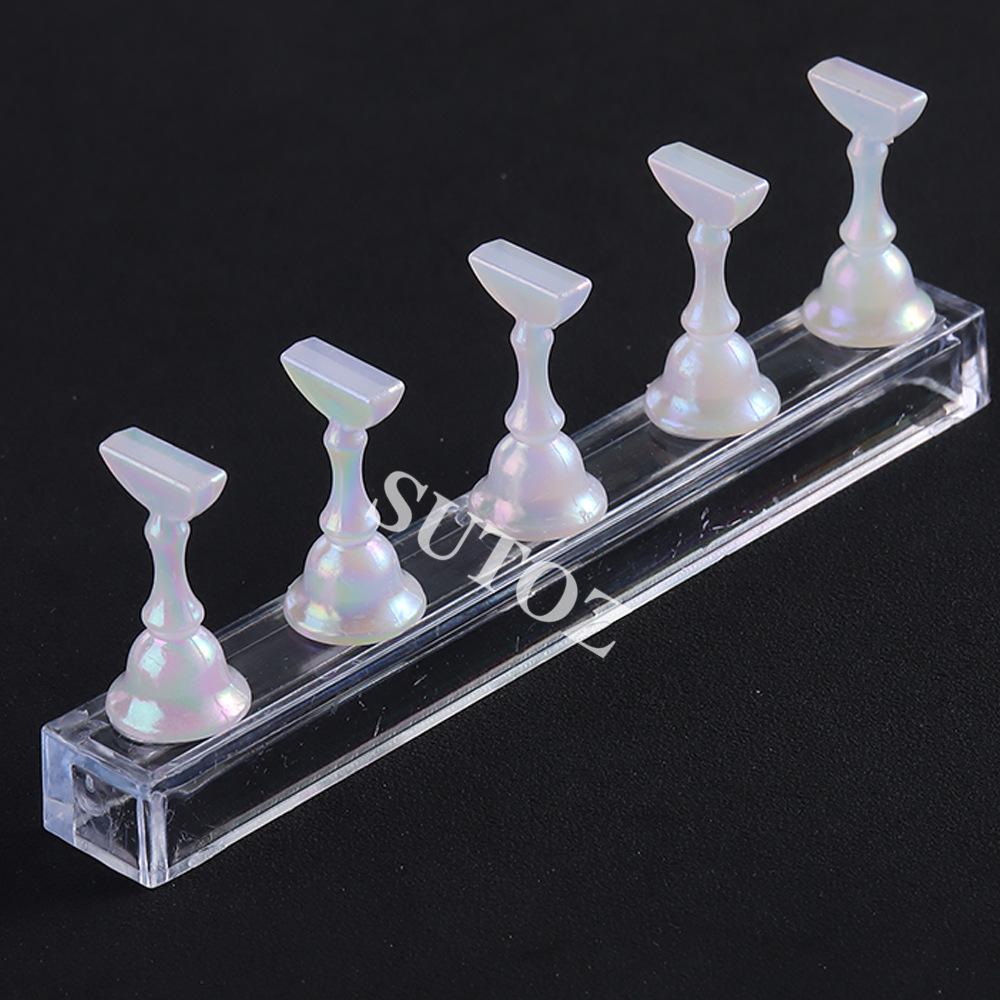 Nail Art Practice Tray with Strong Magnet and Wearable Crystal Pieces