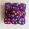 9/10 pezzi/scatola 16mm Colore Solido Colore Trasparente Dadi da Gioco Gioco da Tavolo Dadi Numerati Forma Quadrata Dadi a Punti Multicolore