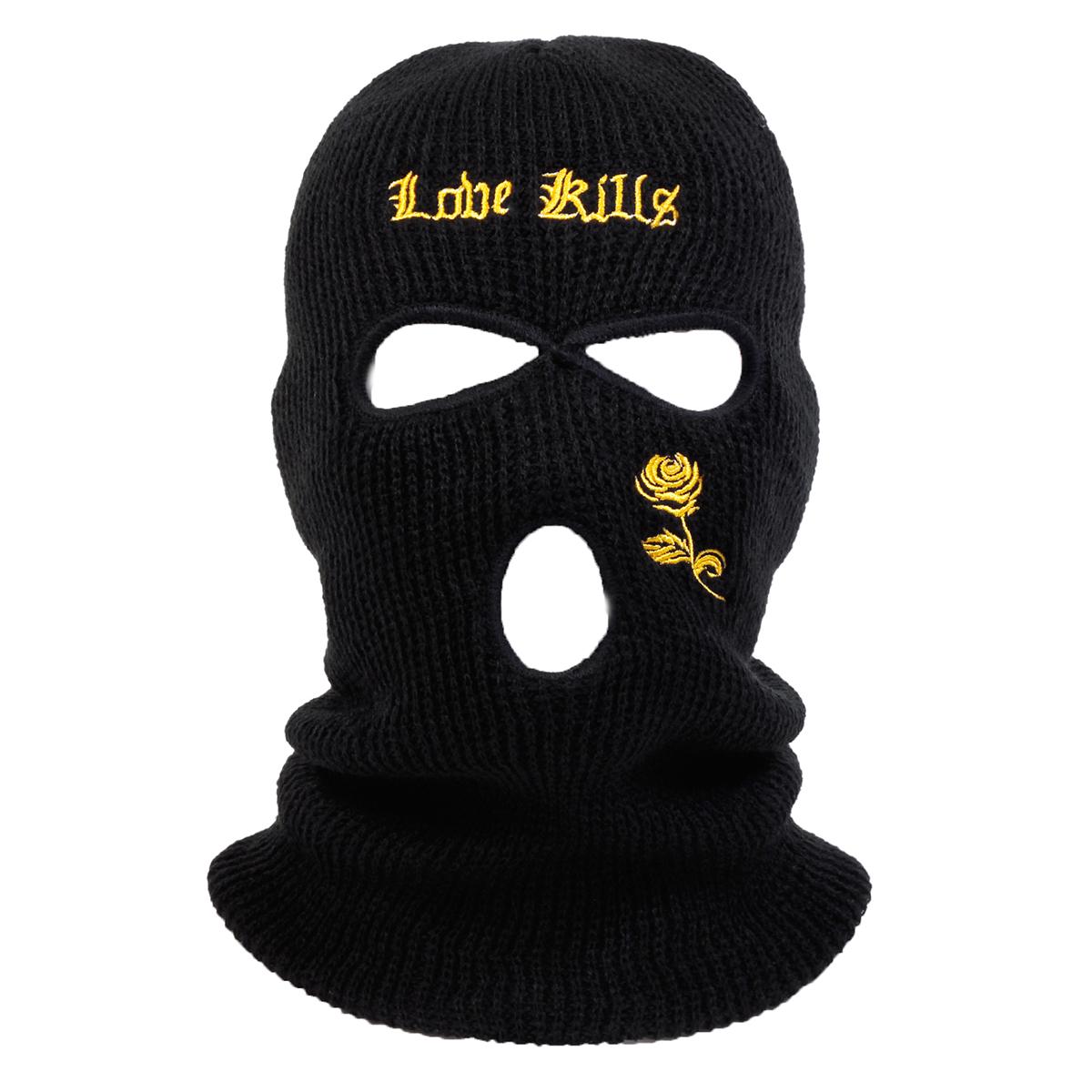 

Розовая балаклава-шапка унисекс для улицы, теплая шапка, мужские повседневные шапки, ветрозащитные и морозостойкие шапки чёрный