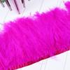 1Meter Colorful Turkey Marabou Feathers Trim Ribbon 10-15cm for Wedding Clothing Party Dress DecorationSewing Plumes